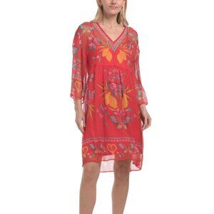 JOHNNY WAS Silk Barbara Mini Dress